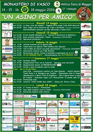 17ª edizione di "UN ASINO PER AMICO - Antica Fiera di Maggio"