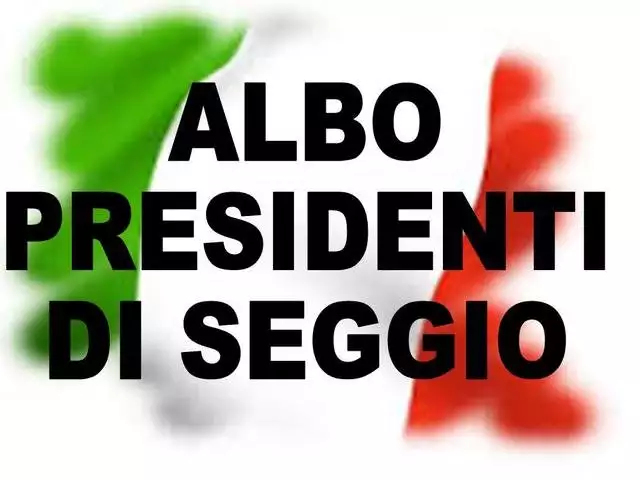 Aggiornamento dell'Albo dei Presidenti di Seggio Elettorale
